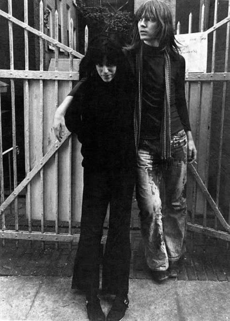Patti Smith and Jim Carroll, sometime somewhere by someone