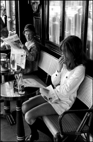 PARIS—Brasserie Lipp on St.-Germain-des-Prés, 1969. © Henri Cartier-Bresson / Magnum Photos