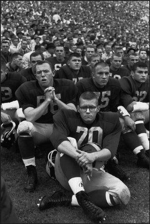 MICHIGAN—Football at Ann Arbor University, 1960.  © Henri Cartier-Bresson / Magnum Photos