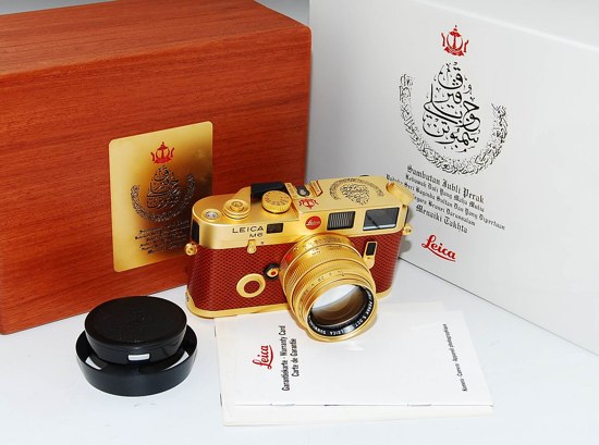 Leica M6 Sultan of Negeri Brunei Darussalam silver jubilee 24ct gold edition