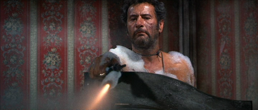 Image result for good the bad and the ugly bathtub scene