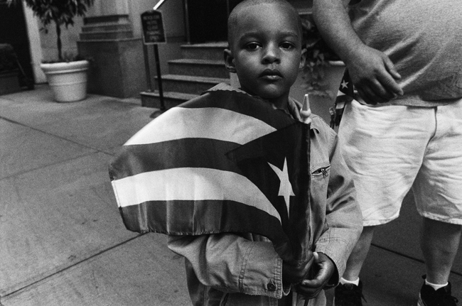 2010 Puerto Rican Day parade; Nikon F5, 35-70mm Nikkor, Kodak Tri-X © Doug Kim