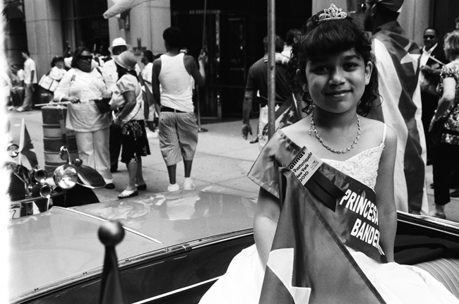 2010 Puerto Rican Day parade; Nikon F5, 35-70mm Nikkor, Kodak Tri-X © Doug Kim