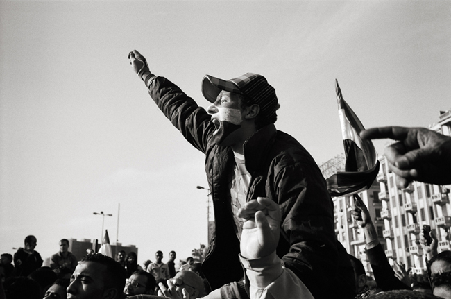 Tahrir Square, Cairo Egypt, February 2011; Leica MP 0.58, 35mm Summicron, Kodak Tri-X