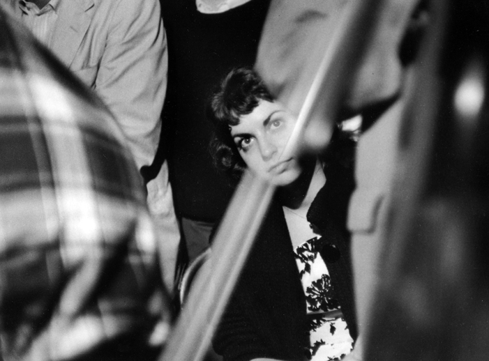 Margo Guryan-Rosner attending late night jam session © 1959 Clemens Kalischer
