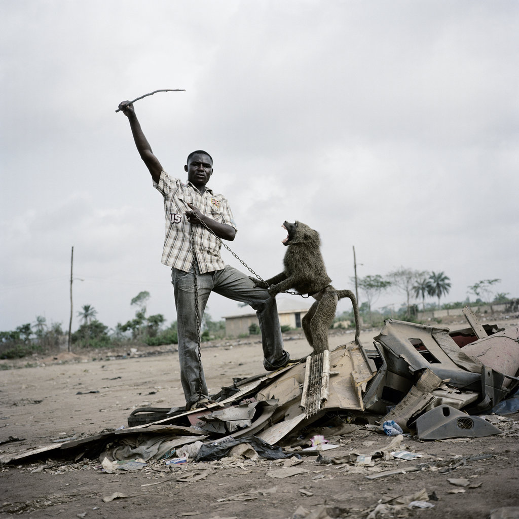 Alhaji Hassan with Ajasco, Ogere-Remo, Nigeria, 2007 by Pieter Hugo
