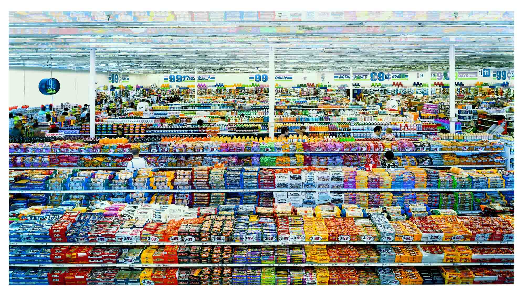 99 Cent II Diptychon, 2001 - Andreas Gursky