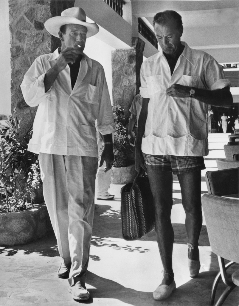 John Wayne & Gary Cooper © Phil Stern