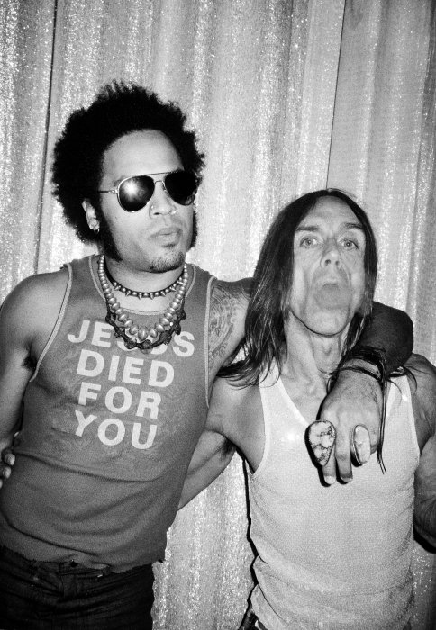 Lenny Kravitz & Iggy Pop © Roxanne Lowit