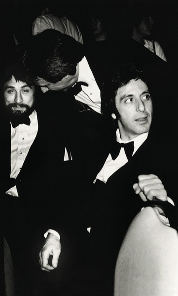 Robert De Niro and Al Pacino in New York, 1982 © Roxanne Lowit
