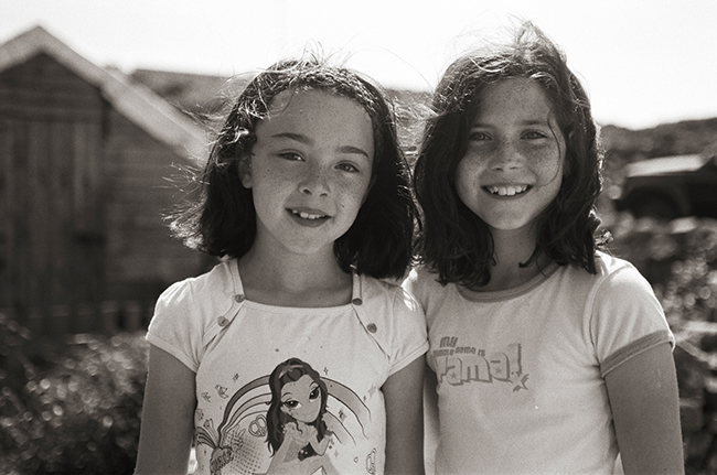 Ania & Laura, Inis Mór; Nikon F5, 28-70mm Nikkor, Kodak Tri-X © Doug Kim
