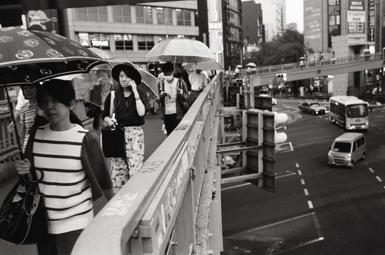 Shibuya, Tokyo, Japan; Leica MP 0.58, 35mm Summicron, Kodak Tri-X © Doug Kim