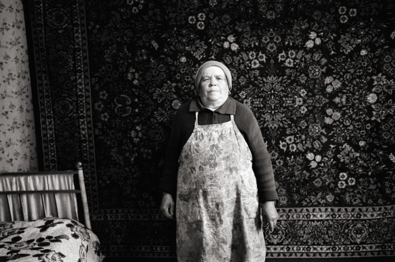 Ukraine; Leica, Street photography, analog photography, portrait, village, widow, Doug Kim